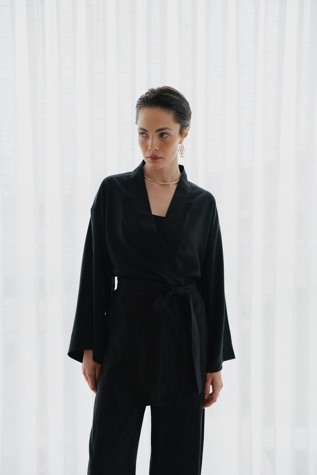 Kimono Fenda M/L Preto