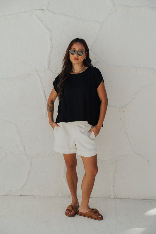 Bata Quadrada Preta