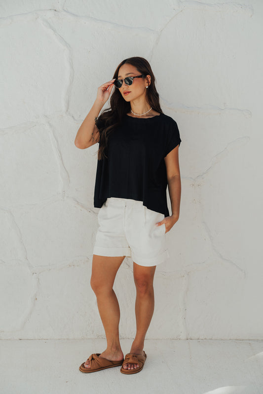 Bata Quadrada Preta