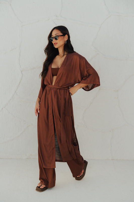 Kimono Longo Café