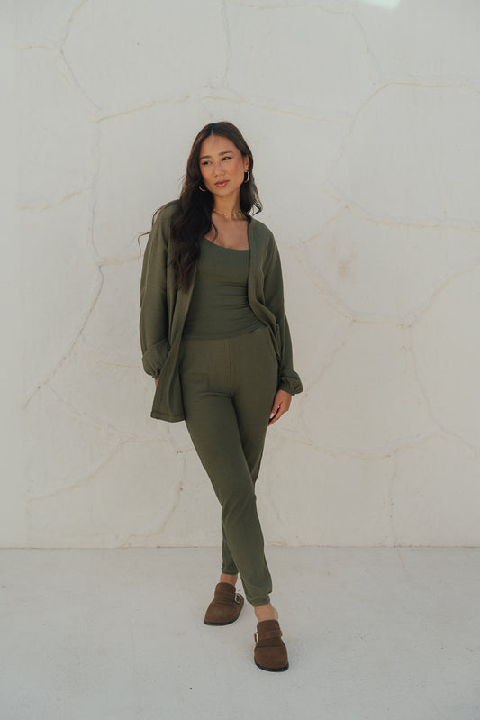 Calça Tricot Oliva