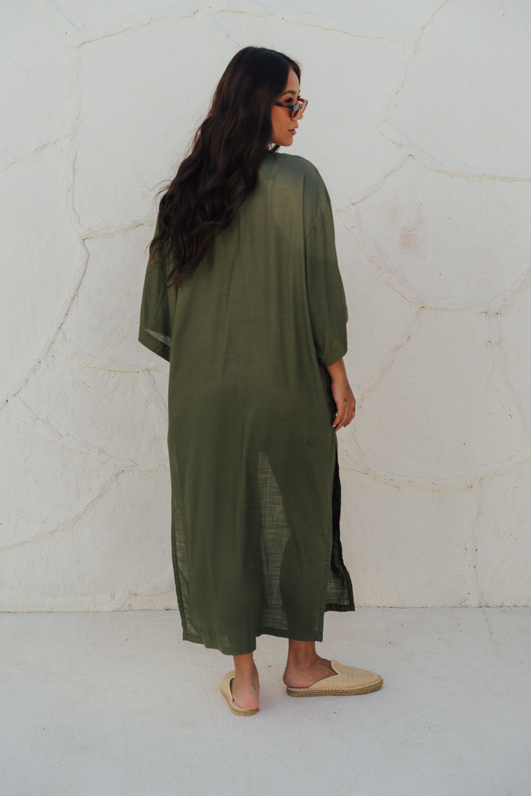 Kimono Longo Oliva